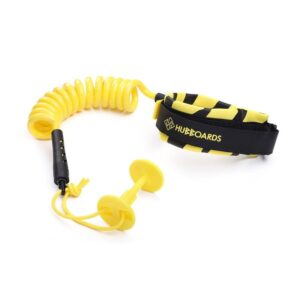 Leash Hubboards Bodyboards 9mm Preto/Amarelo