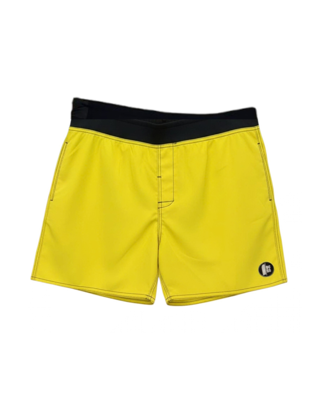 Shorts OCSD com Cós em Neoprene - Amarelo