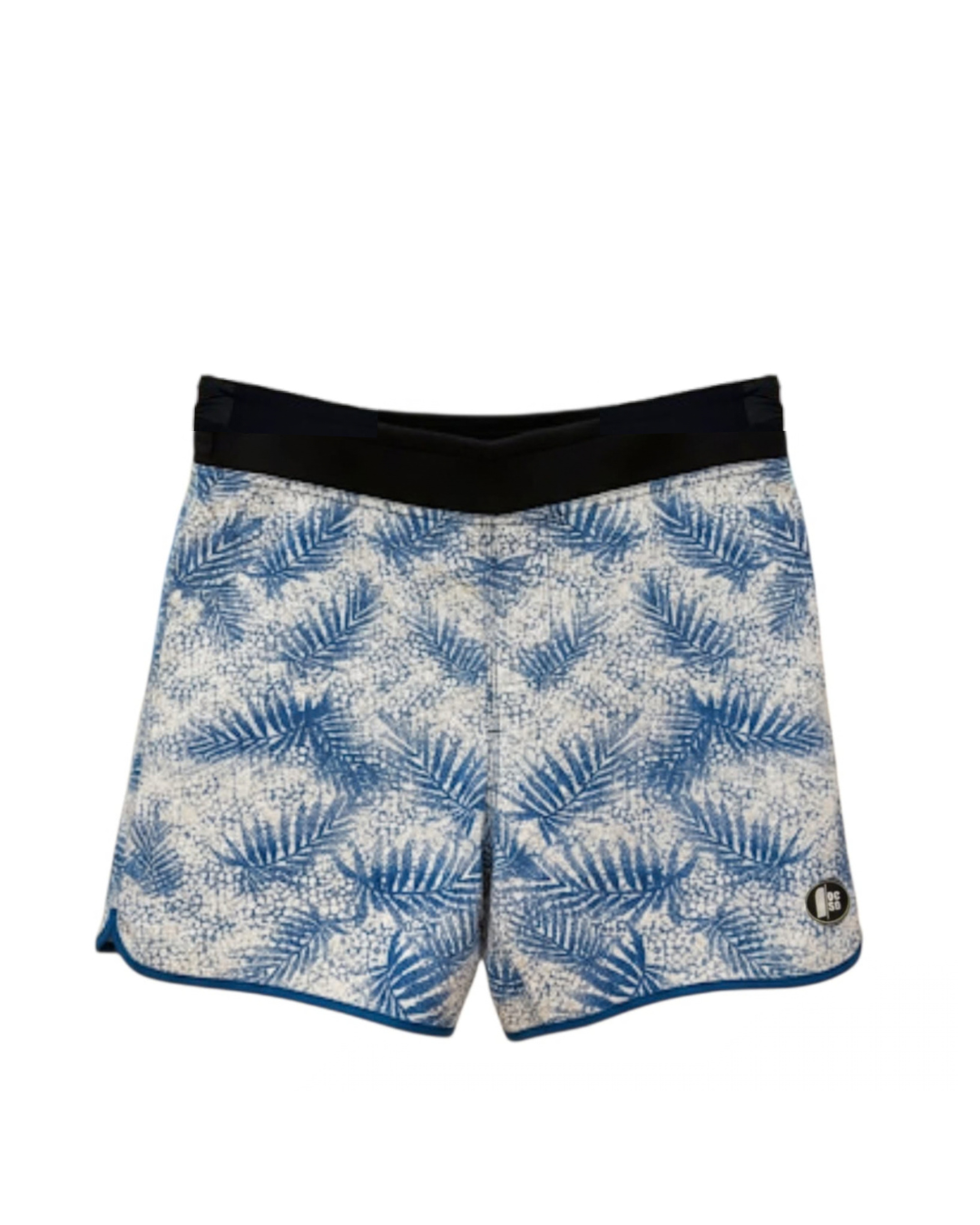 Shorts OCSD com Cós em Neoprene - Estampado Azul/Branco