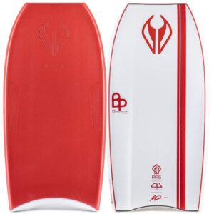 Bodyboard PP NMD Ben Player Quantum K19 Crescent Tail Piece Griptech LTD Red – White