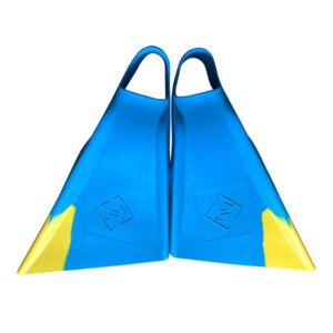 Nadadeiras HUBB JEFF HUBBARD Aqua-Yellow