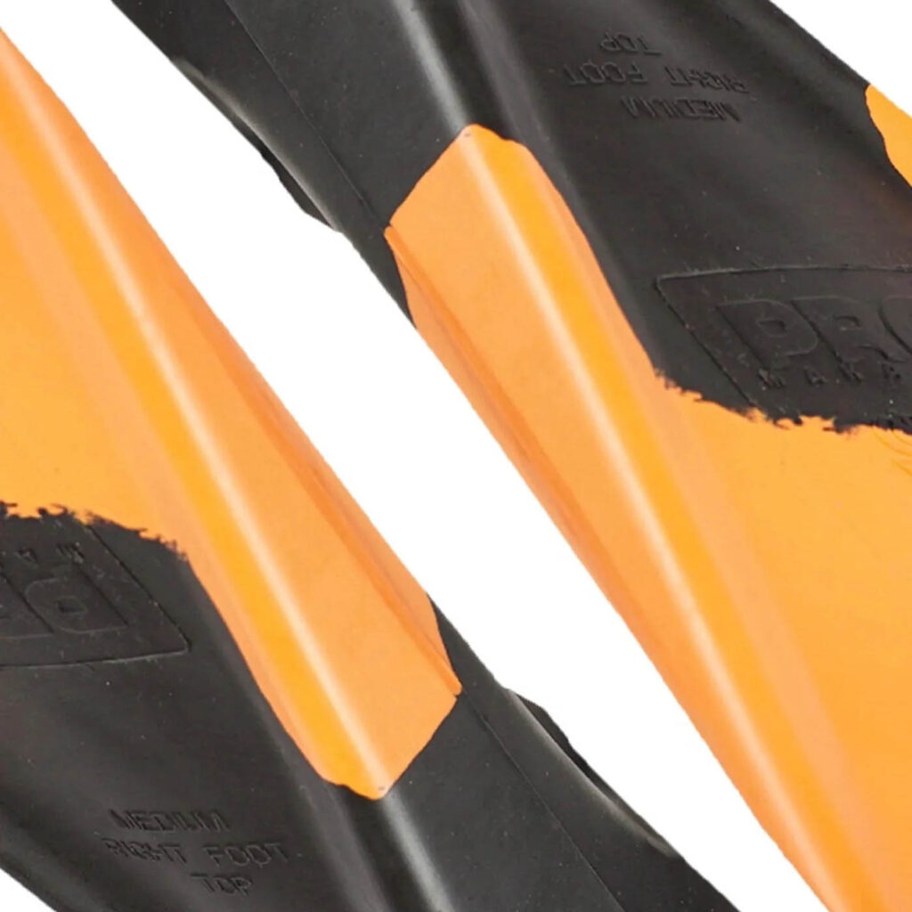 Nadadeiras CHURCHILL MAKAPUU PRO Black-Orange - Imagem 2