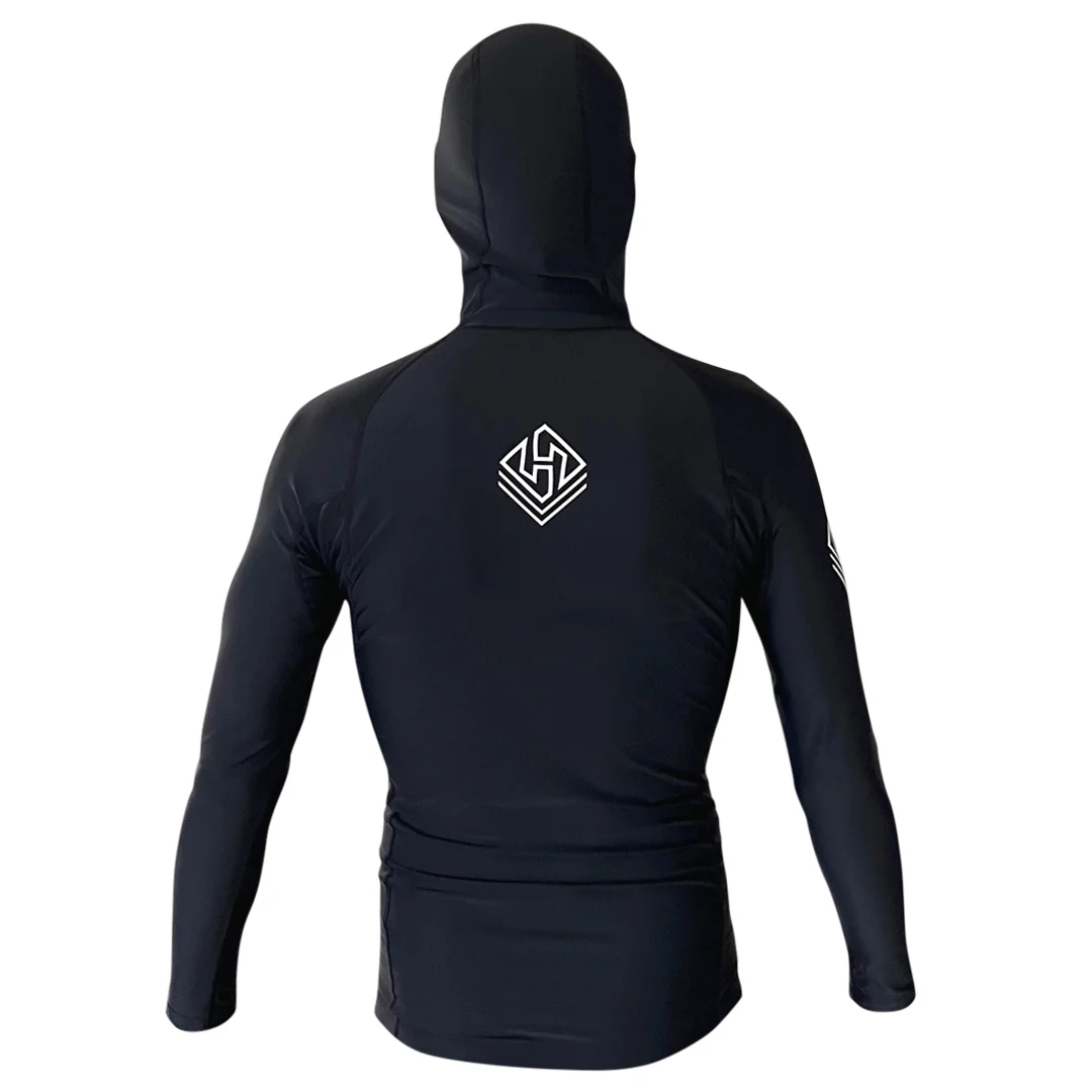 Casaco com capuz de inverno Lycra Hubb preto - Imagem 4